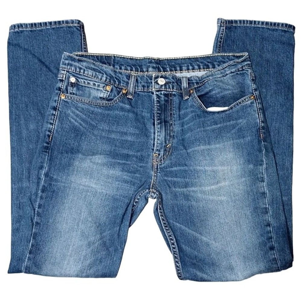 Classic Levi's 511 Slim Fit Jeans‎ Mens 36x32 Blue Stretch Denim